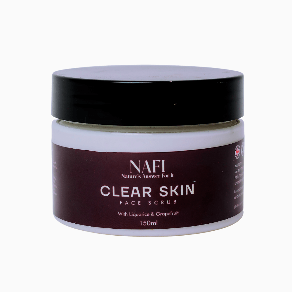 Clear Skin Face Scrub with Liquorice &amp; Grapefruit